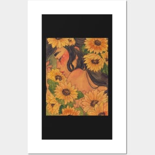 Sunflower Glow Posters and Art